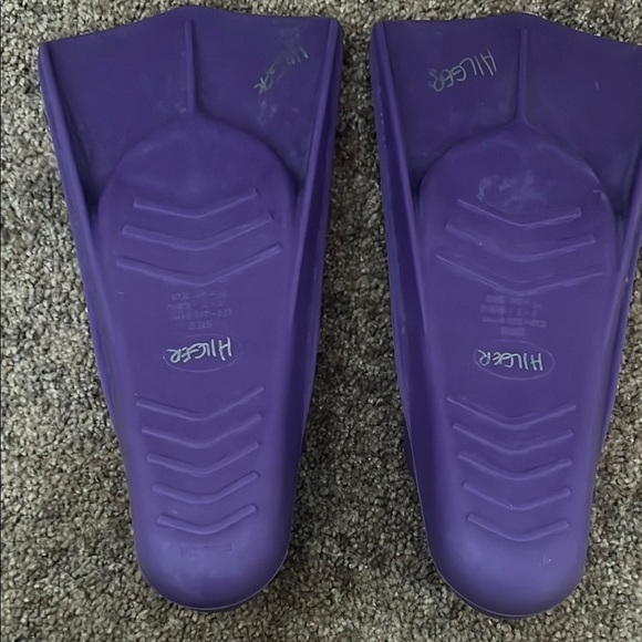 Kiefer Purple Swim Fins, Size 6-7 - Picture 2 of 2